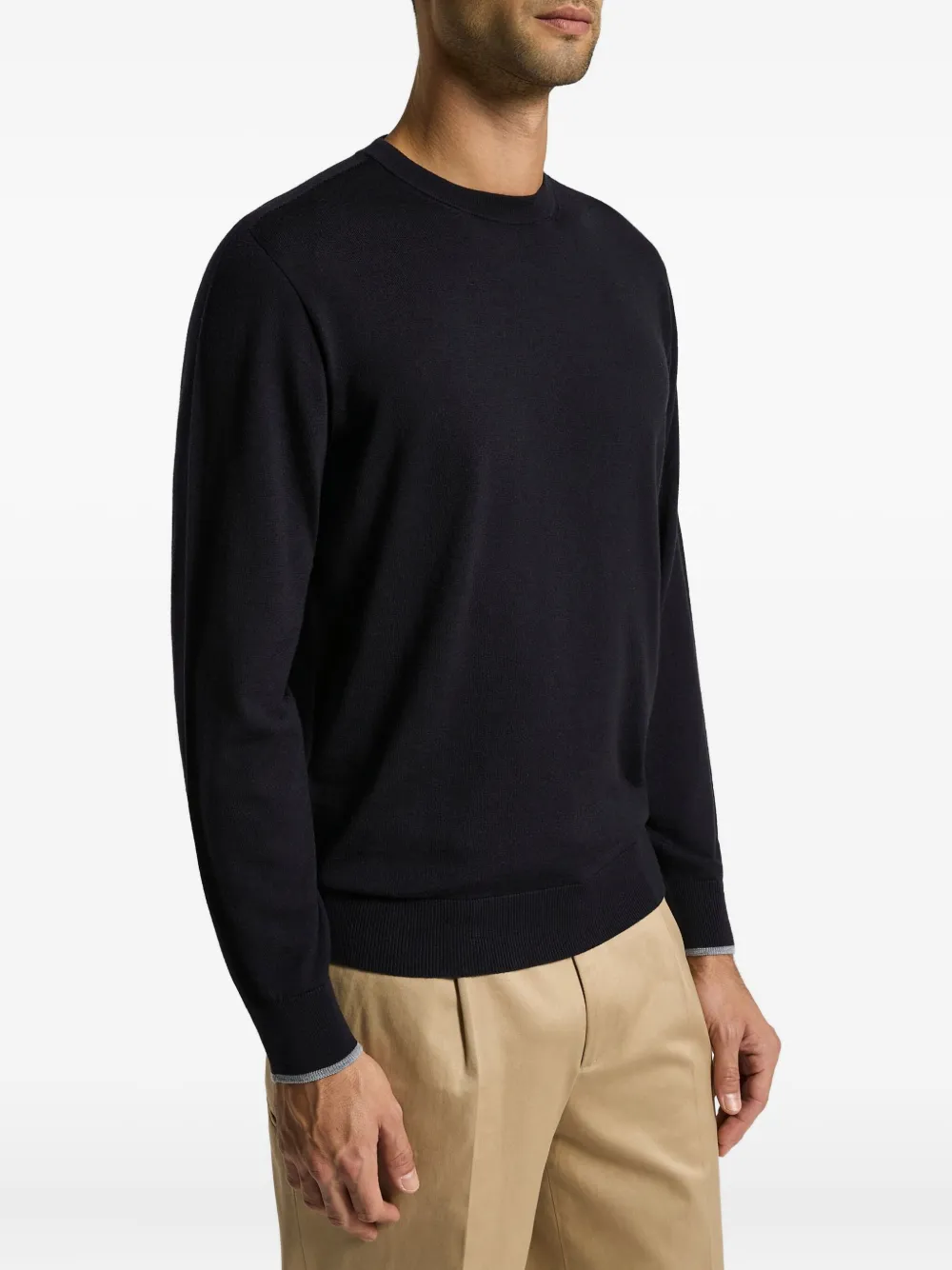 Peserico Trui met ronde hals Blauw