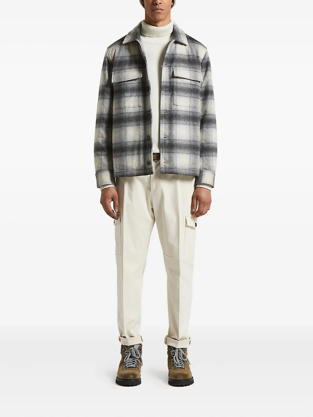 Peserico checked shirt jacket | Shirt Jackets | Image 2