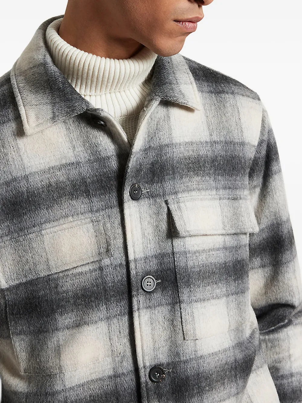 Peserico Geruit shirtjack Beige