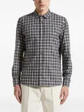 Peserico check-pattern shirt - Brown