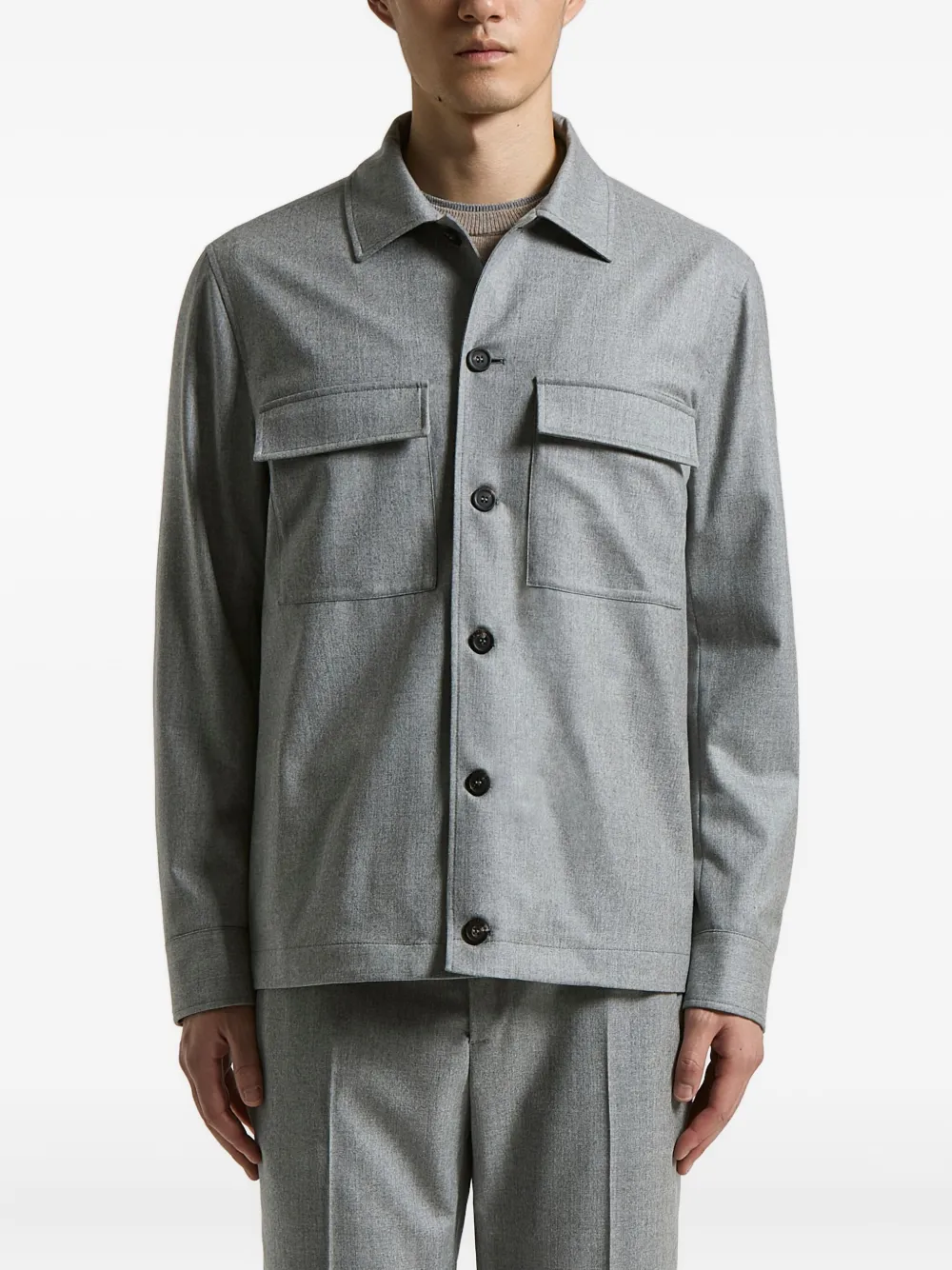 Peserico veste à poches multiples | gris | Image 1