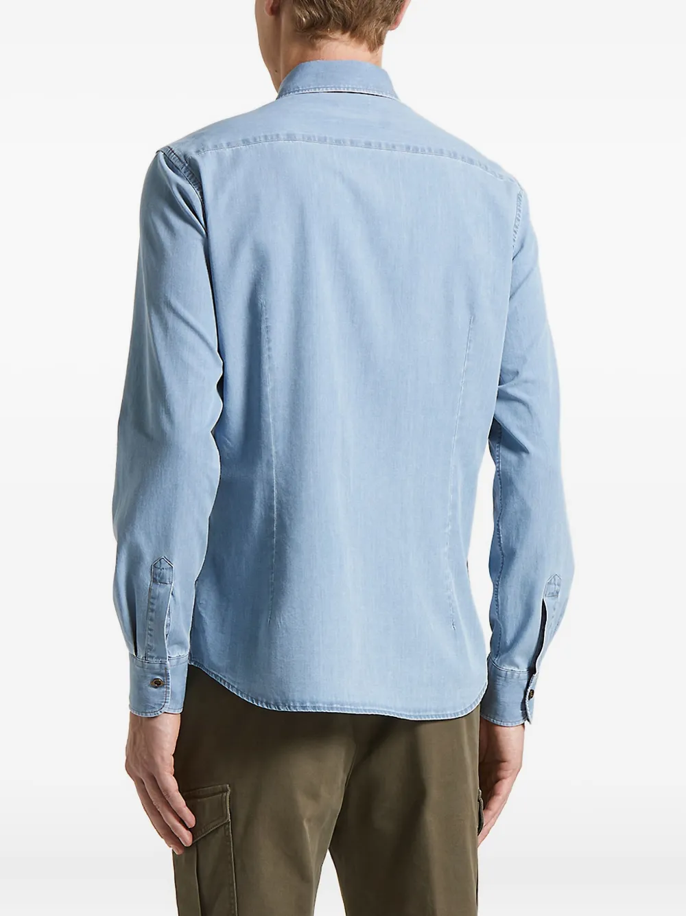 Peserico Overhemd met lange mouwen Blauw