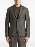 Peserico patch-pocket two-button blazer - Brown