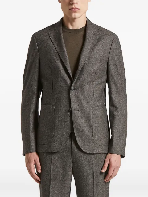 Peserico patch-pocket two-button blazer