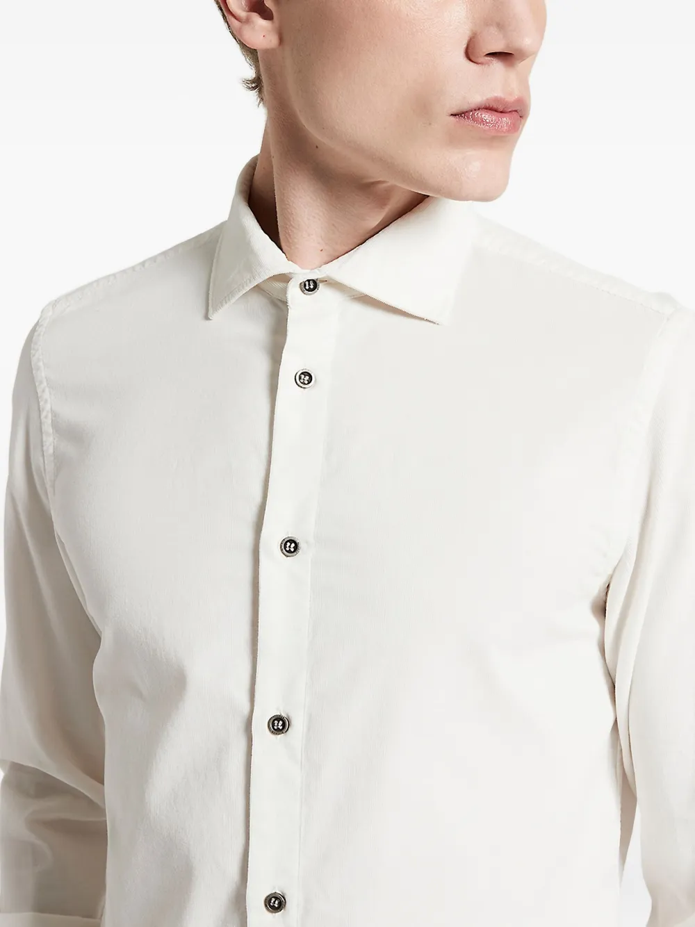 Peserico Overhemd met lange mouwen Beige