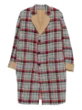 R13 plaid coat - Grey