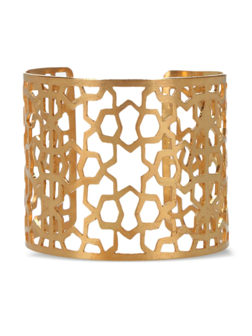 geometric-cut cuff bracelet