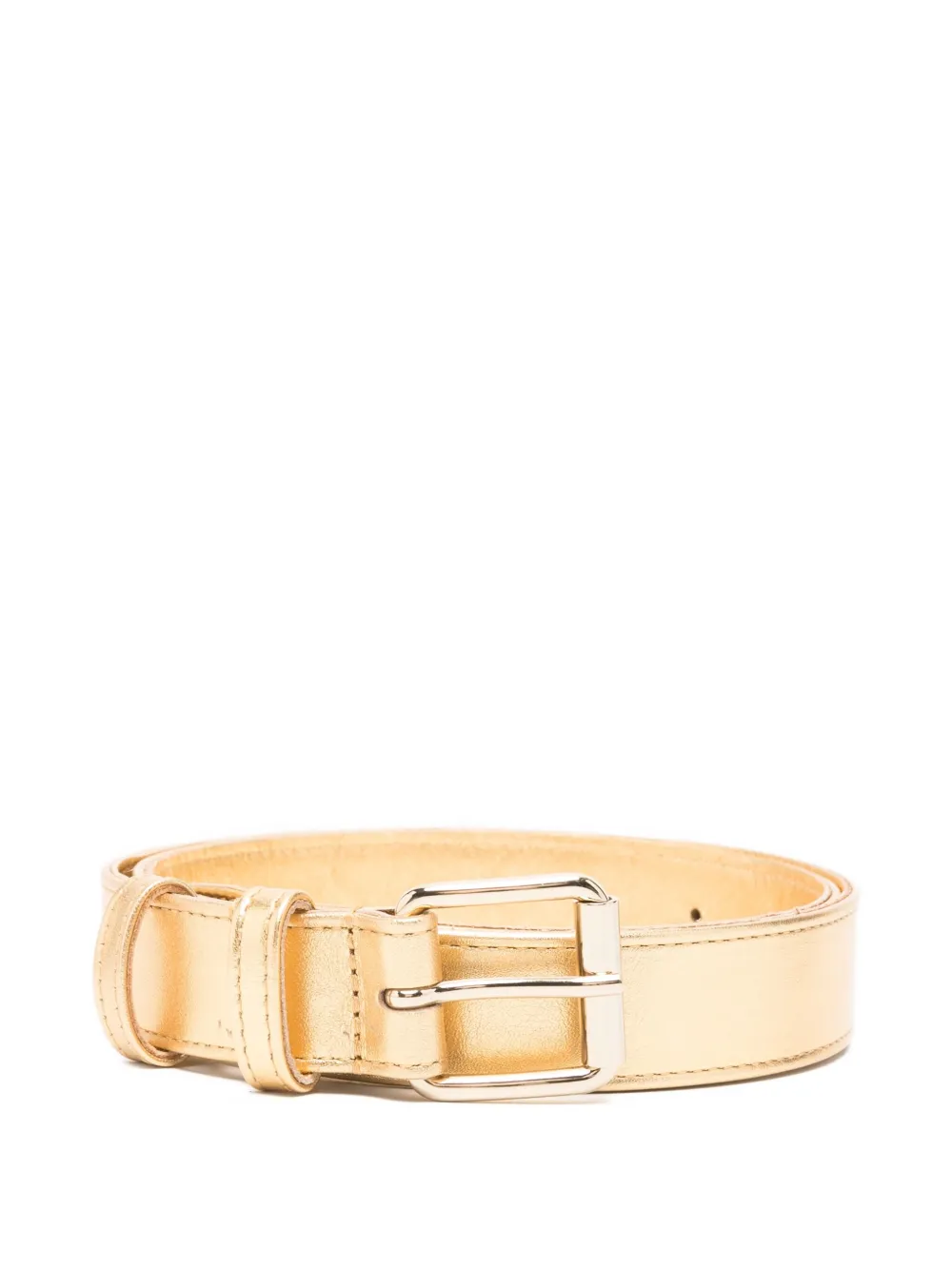 Comme Des Garçons Wallet Leren riem Goud