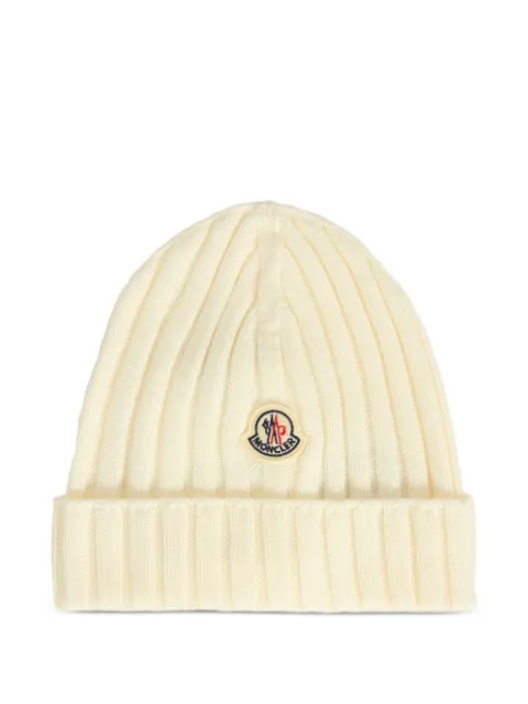 Moncler Enfant ribbed wool beanie