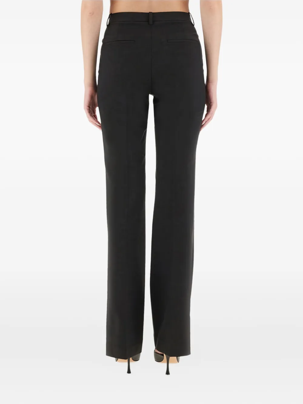 Theory Straight-leg Trousers In Black