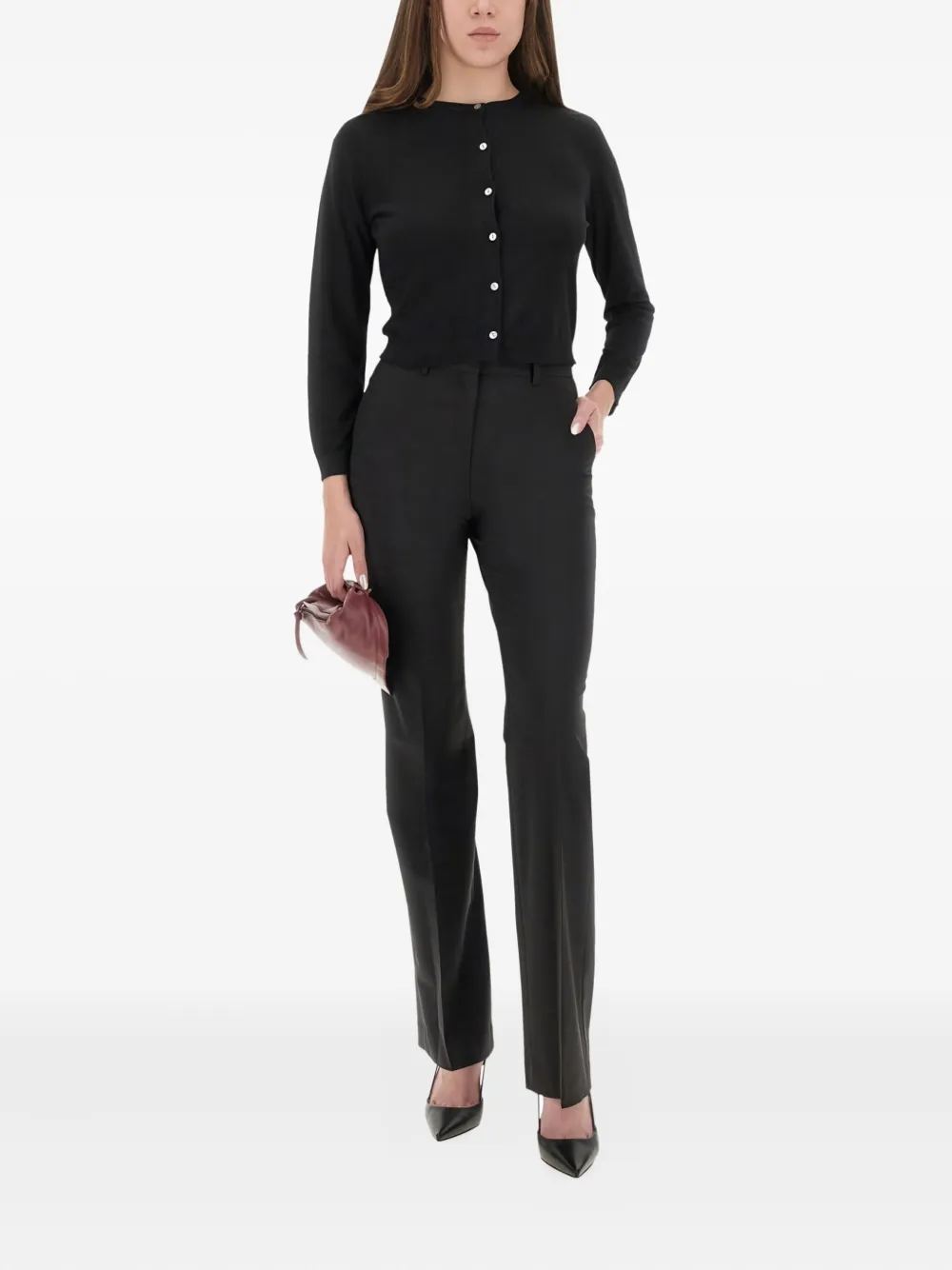 Theory straight-leg trousers - Zwart