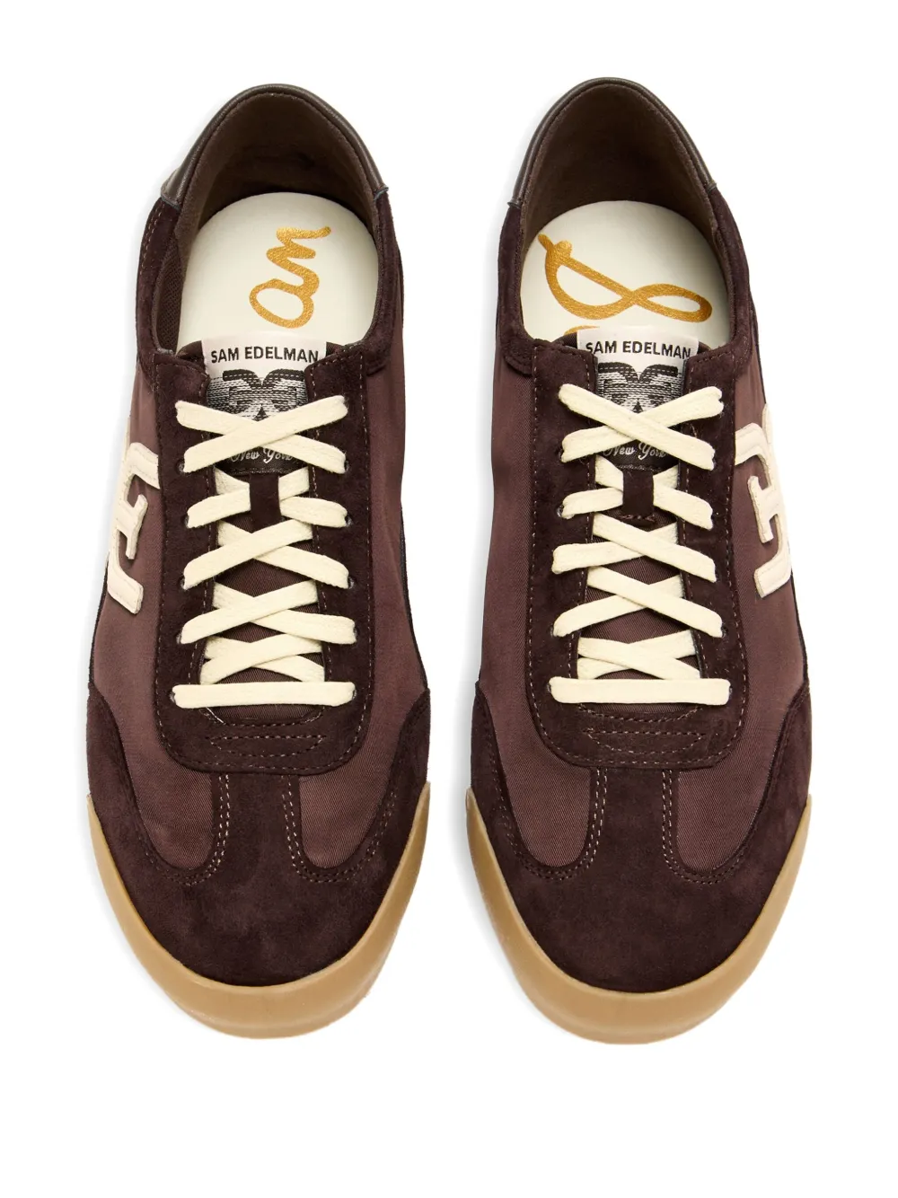 Sam Edelman Ivey logo-detail suede sneakers | Low-Tops | Image 2