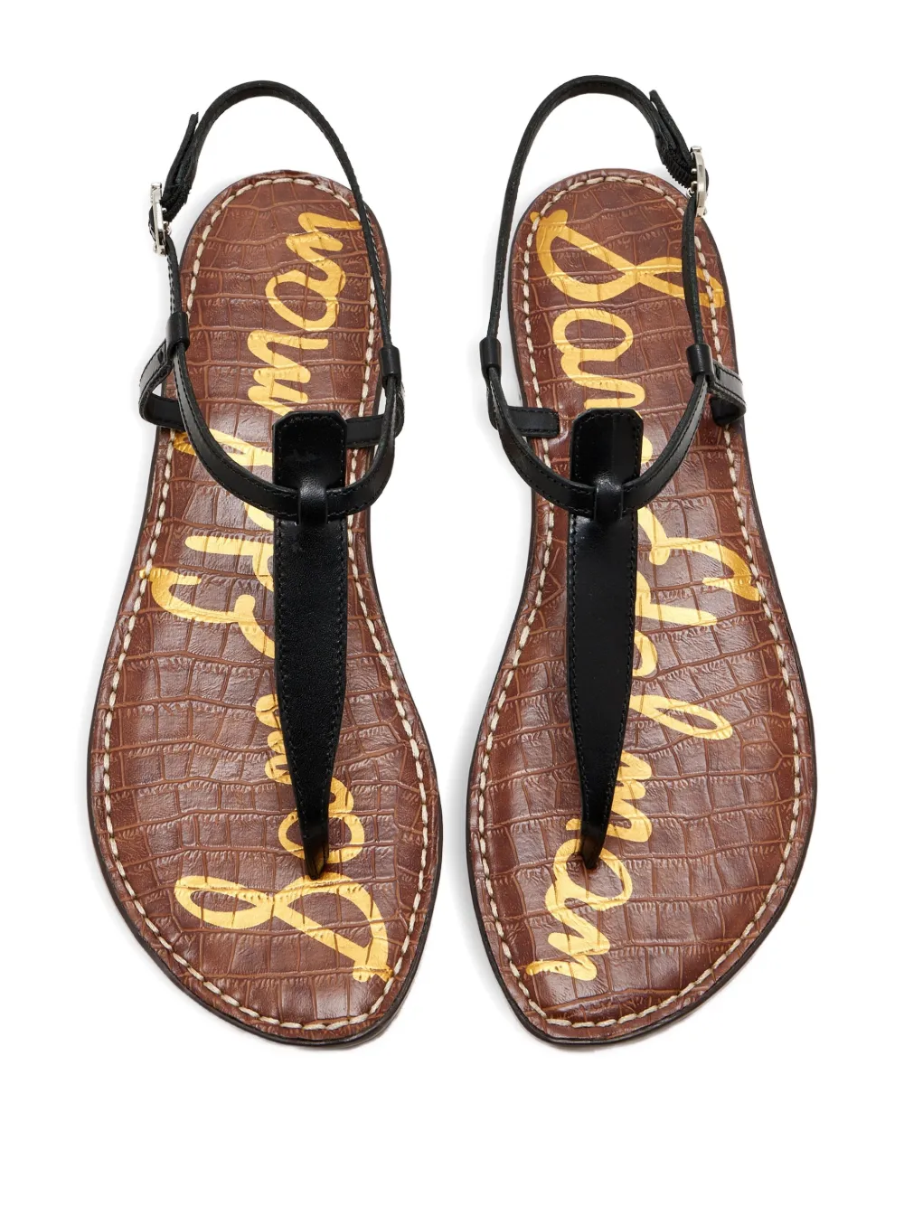 Sam Edelman Gigi T-bar flat sandals Black