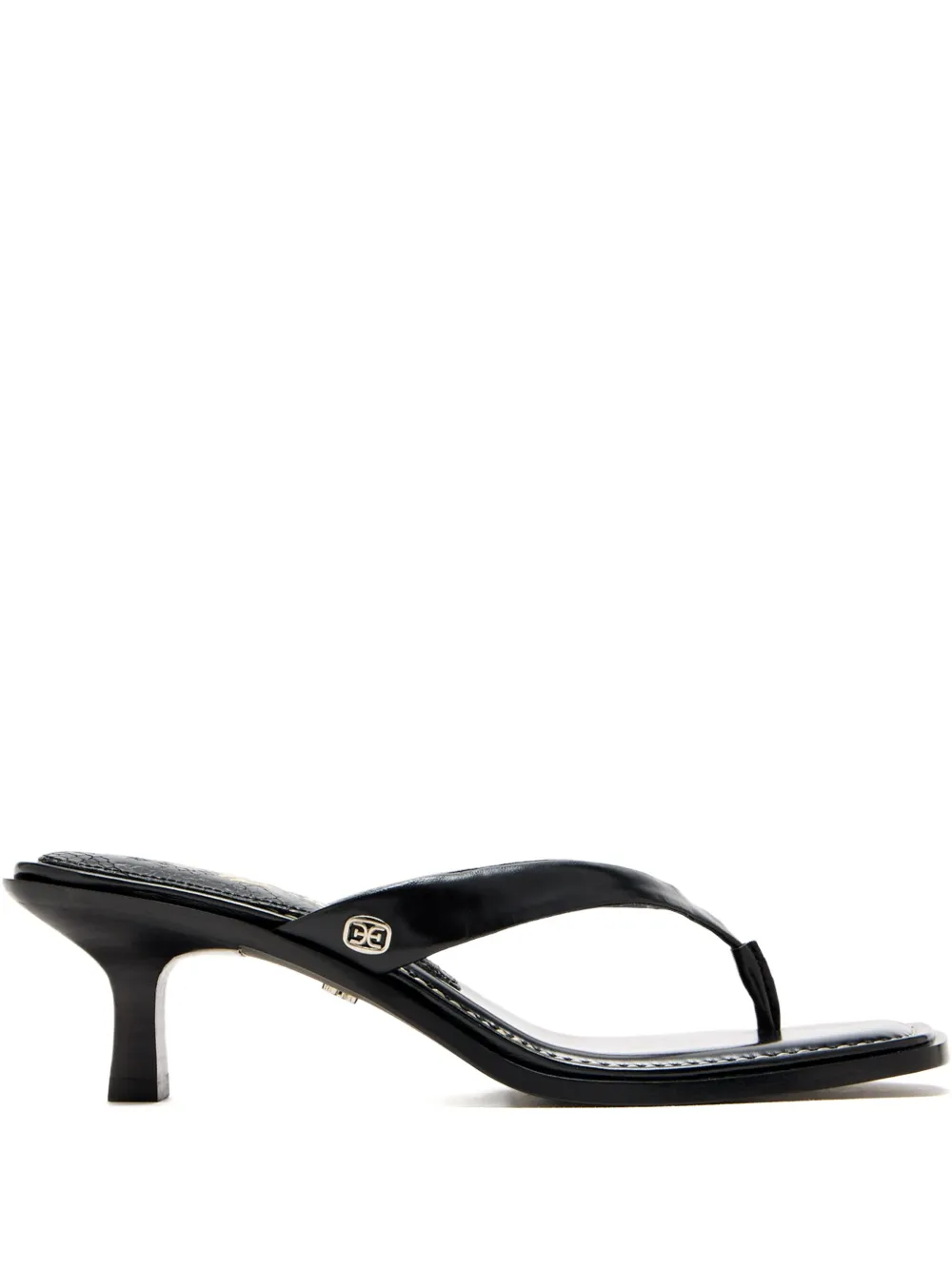 Sam Edelman 55mm Dollie leather heeled sandals Black