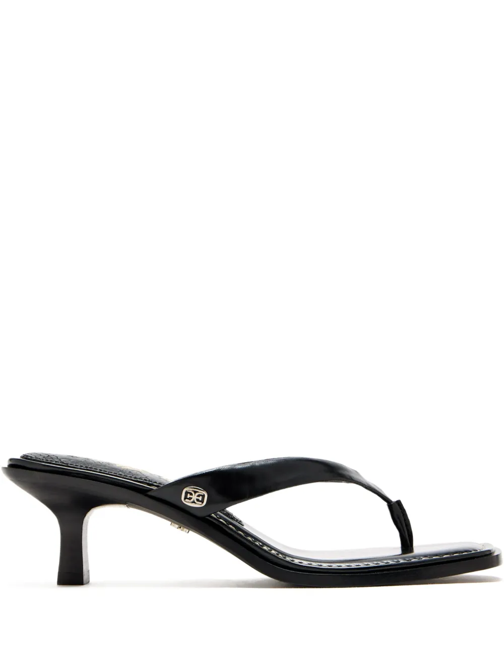 Sam Edelman 55mm Dollie leather heeled sandals Black