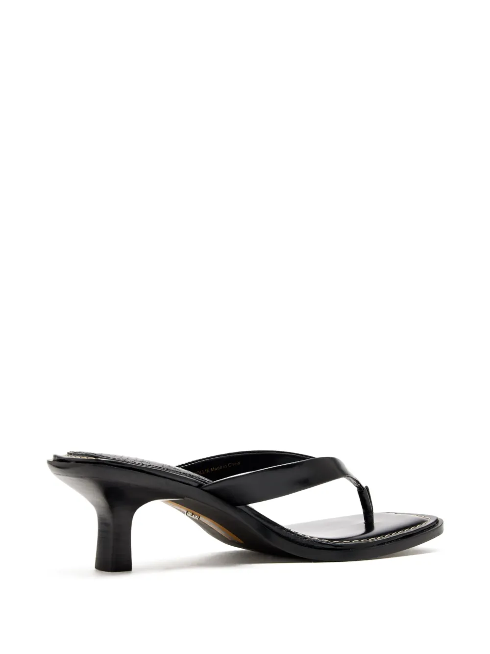 Sam Edelman 55 mm Dollie leren sandalen met hak Zwart