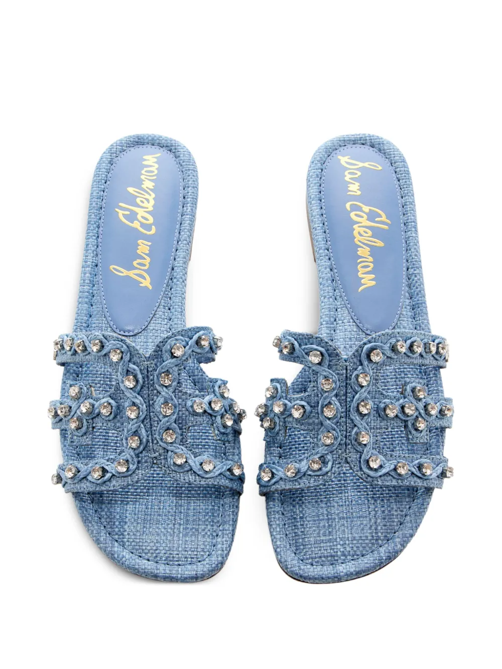 Sam Edelman Sandalen verfraaid met kristal Blauw