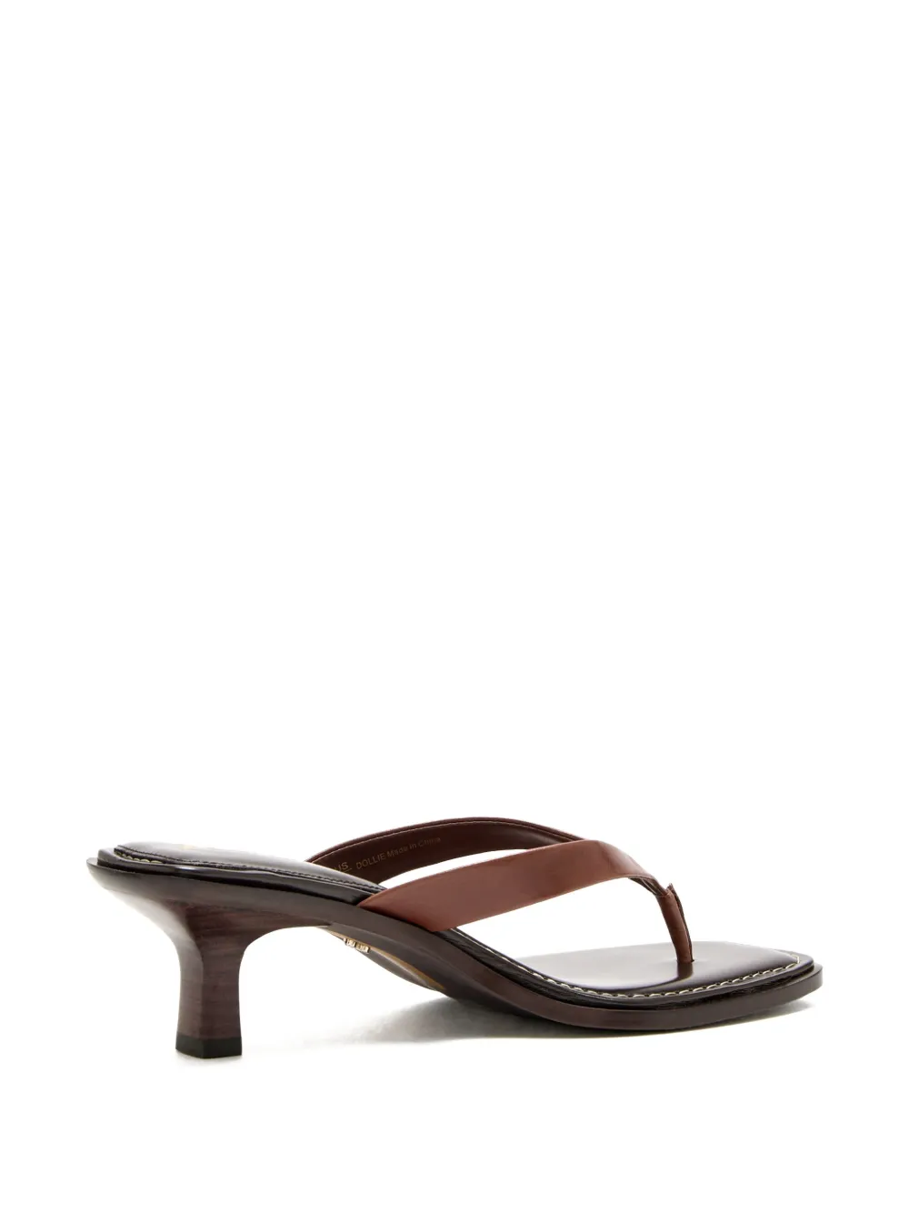 Sam Edelman 55mm leather thong sandals Black
