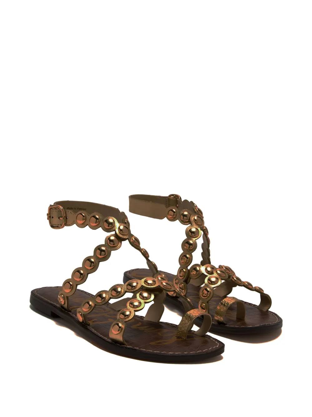 Sam Edelman Gloria ankle-strap studded sandals Yellow