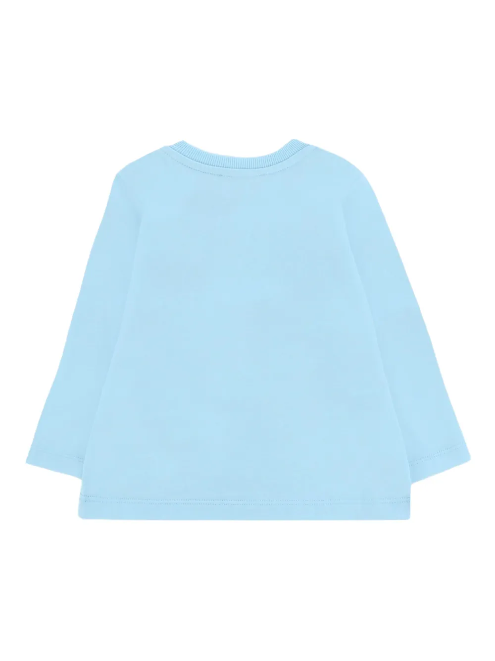 Moschino Kids T-shirt met lange mouwen en beerlogo Blauw