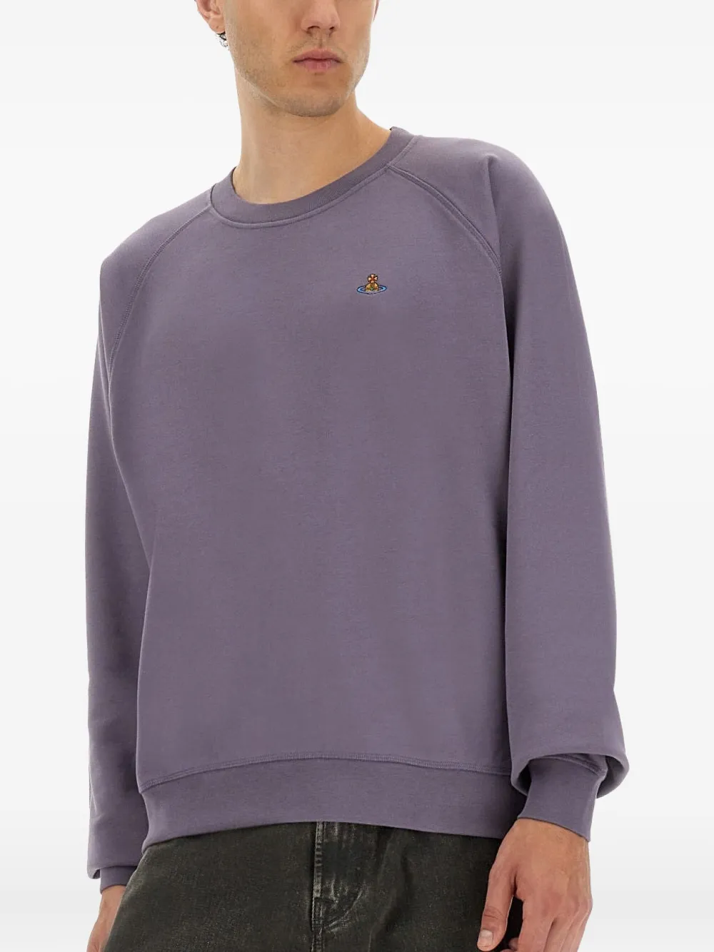 Vivienne Westwood Sweater met logo Paars
