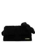 Jacquemus Pre-Owned 2024-2025 Shearling Le Bambidou shoulder bag - Black