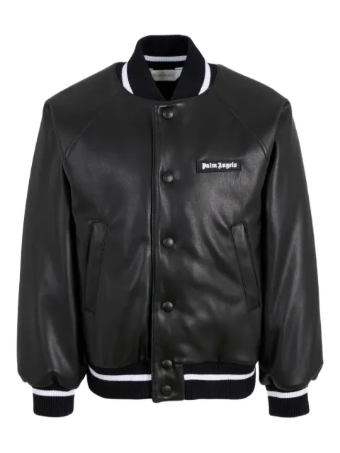Palm Angels Kids Baseballjacke mit Logo