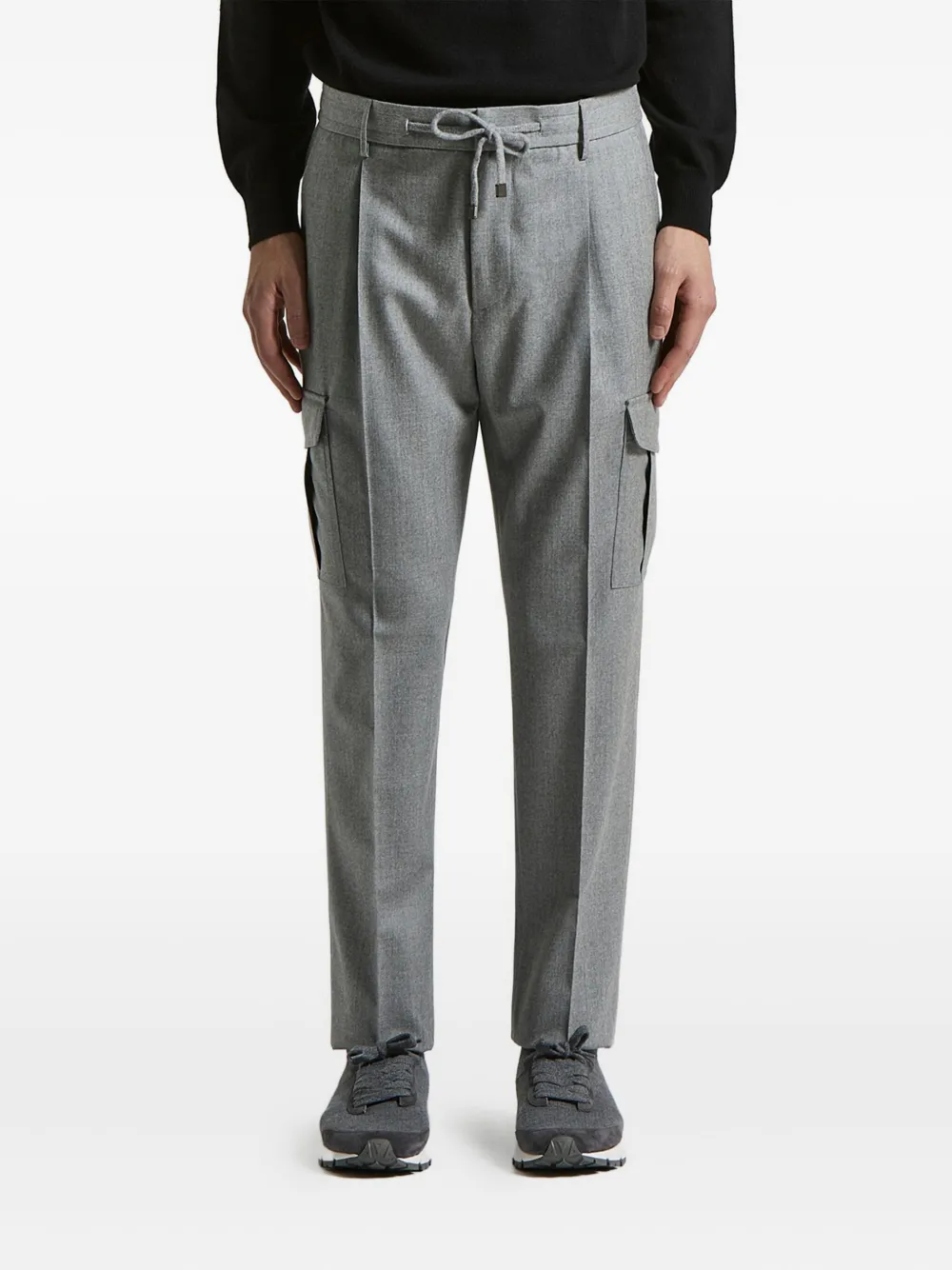Peserico drawstring cargo trousers | Grey | Image 1