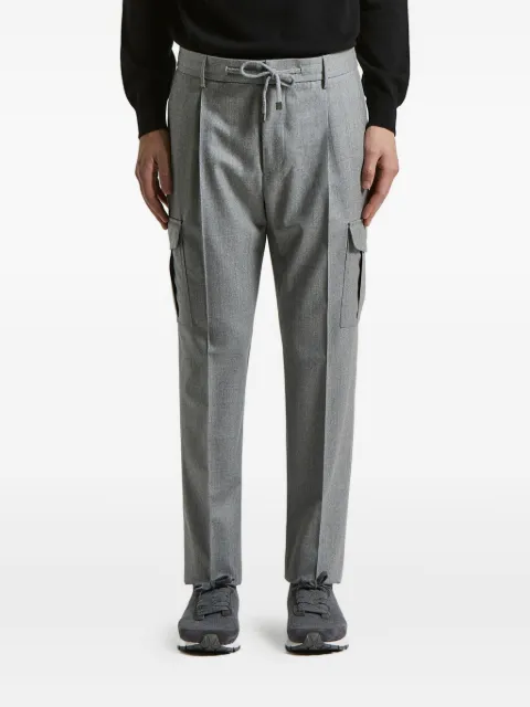 Peserico drawstring cargo trousers
