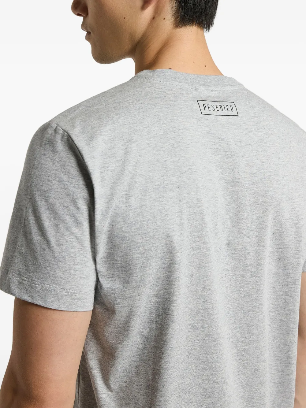 Peserico T-shirt met logo Grijs