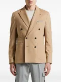 Peserico double-breasted patch-pocket jacket - Neutrals