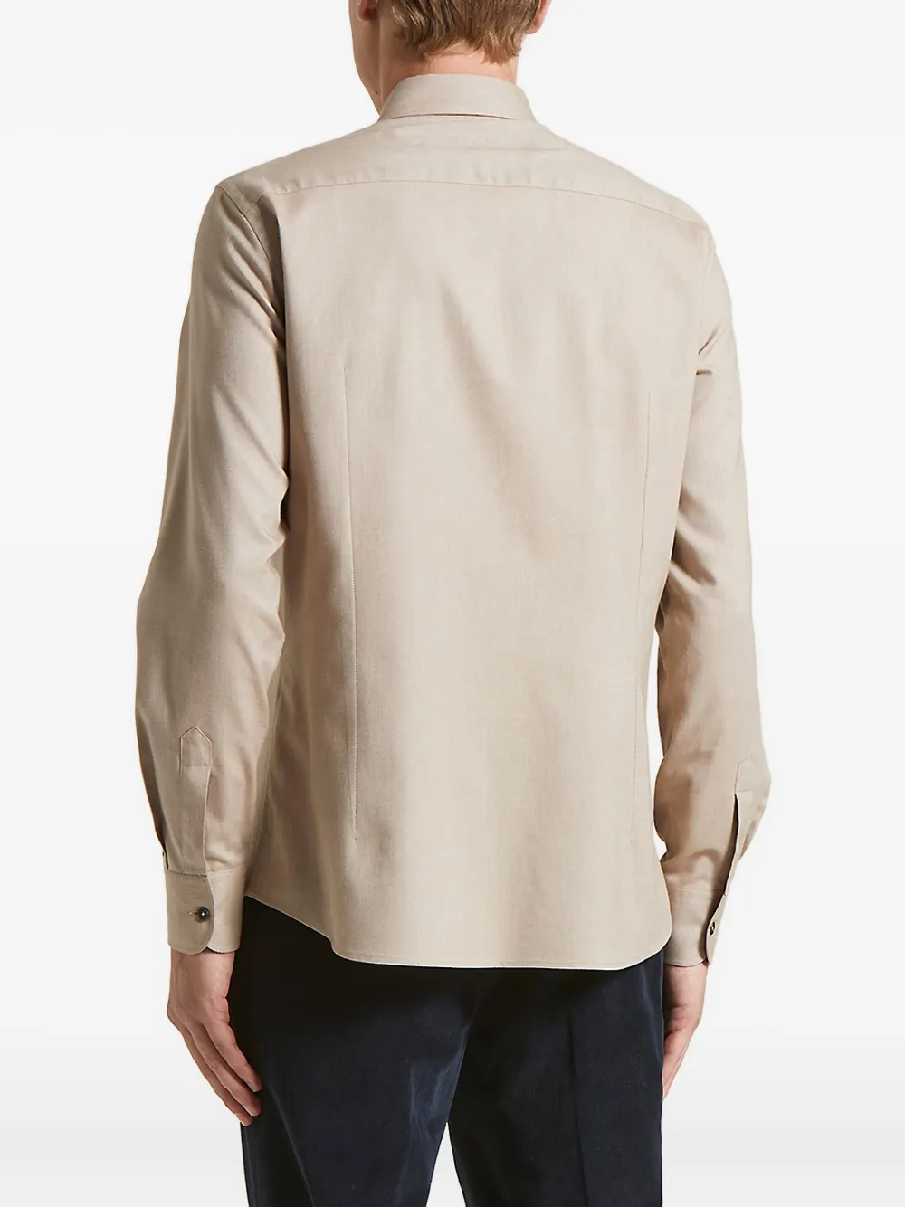 Peserico Overhemd met lange mouwen Beige