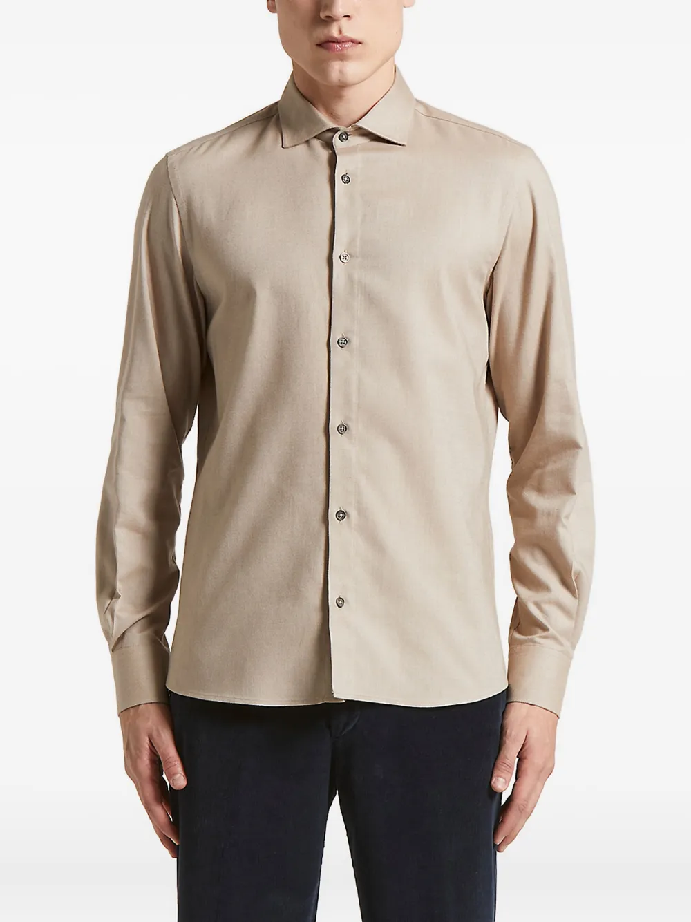 Peserico long-sleeve shirt | Neutrals | Image 1