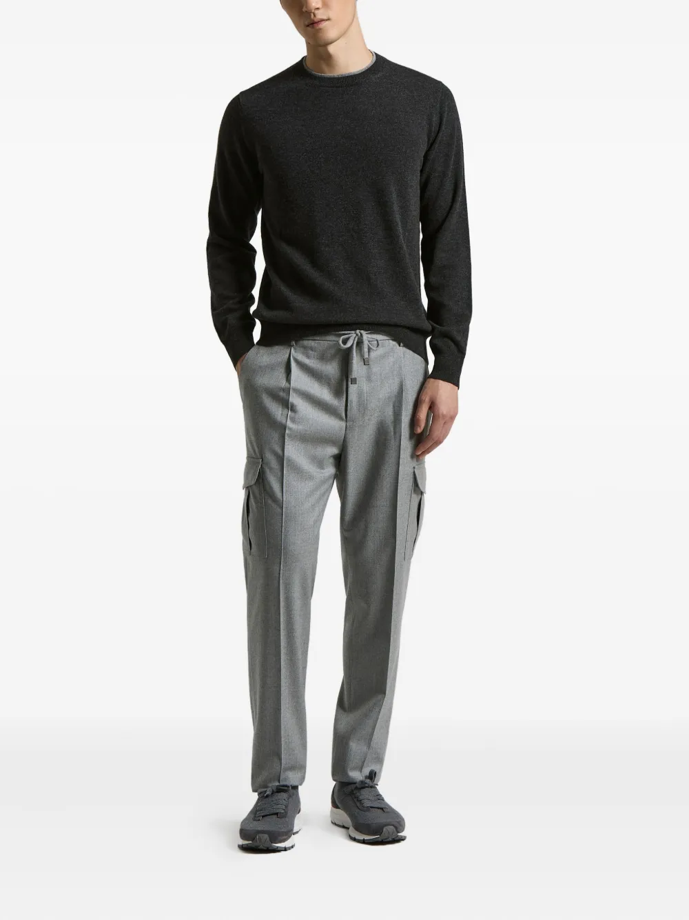 Peserico crew-neck sweater - Grijs