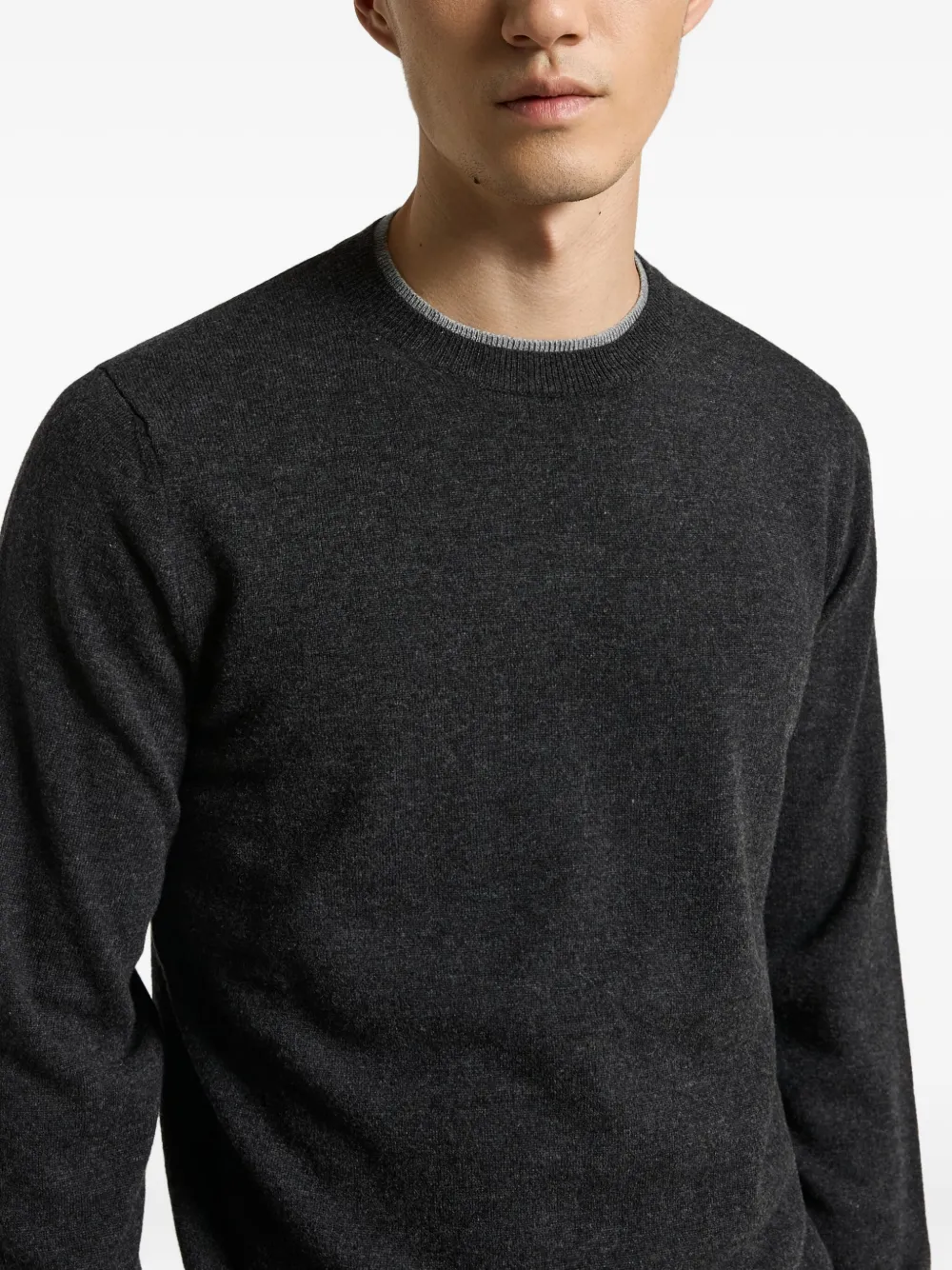 Peserico Trui met ronde hals Grijs