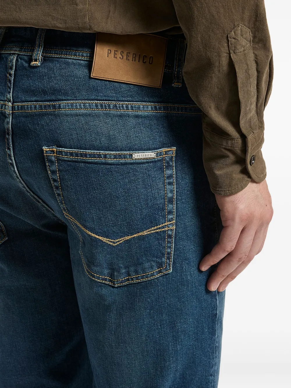 Peserico Pocket Jeans In Blue