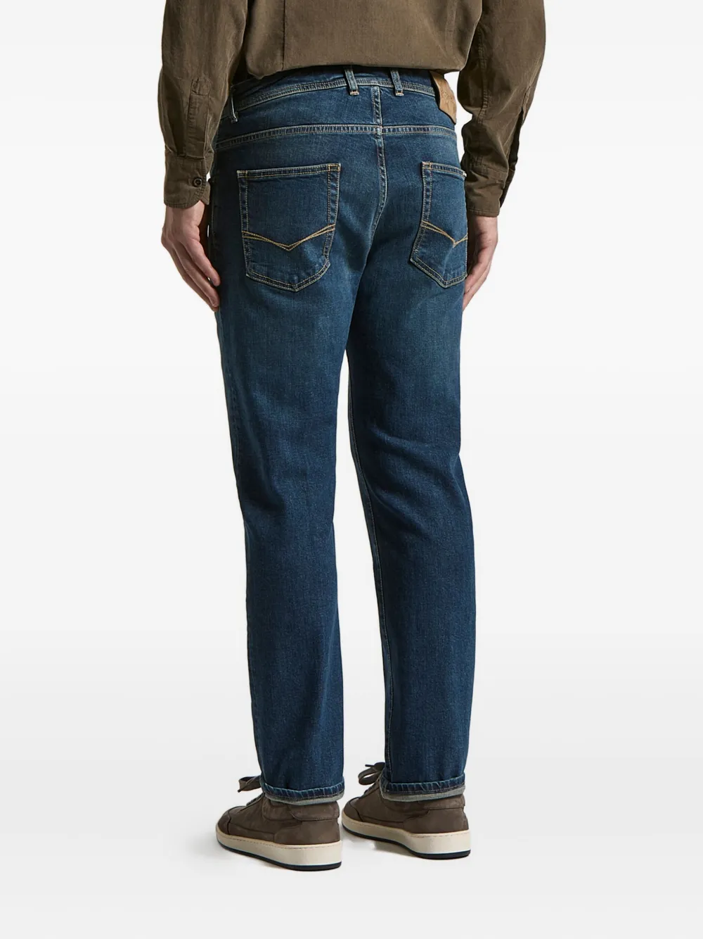Peserico Pocket Jeans In Blue