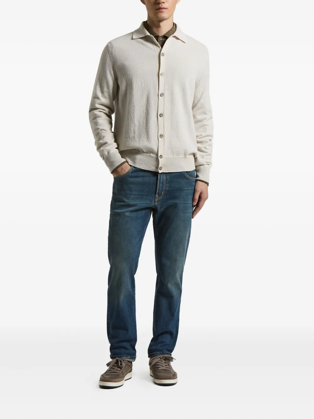 Peserico pocket jeans - Blauw