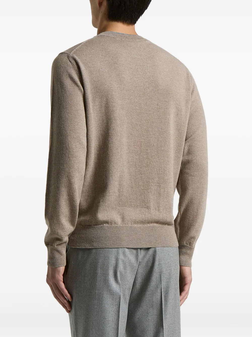 Peserico Sweater met ronde hals Beige