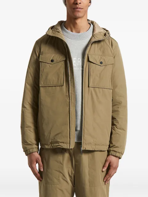 Peserico hooded flap-pocket jacket