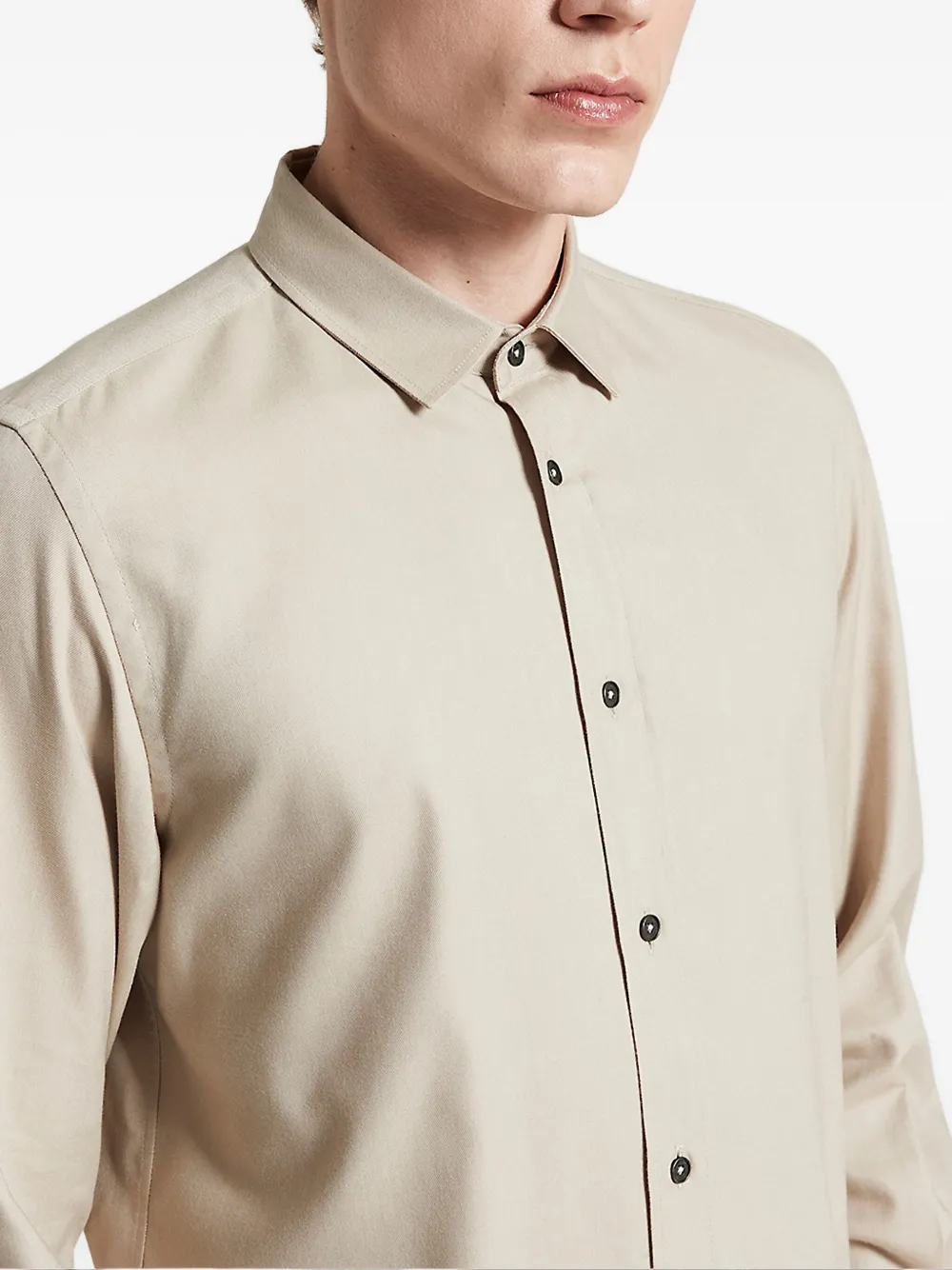 Peserico Long-sleeve Shirt In Neutral