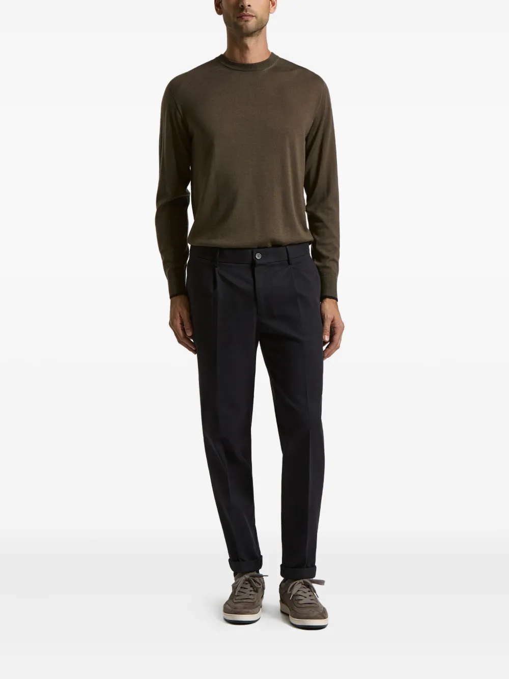 Peserico pleated trousers - Blauw