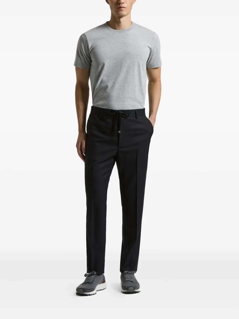 Peserico drawstring trousers - Blauw