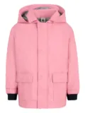 Petit Bateau hooded patch-pocket raincoat - Pink