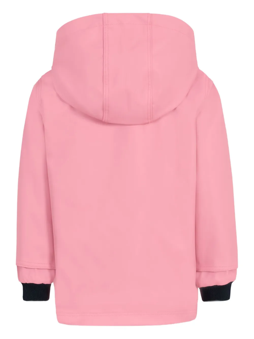 Petit Bateau Regenjas met capuchon en opgestikte zak Roze