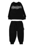 John Richmond Junior sprayed-logo tracksuit - Black