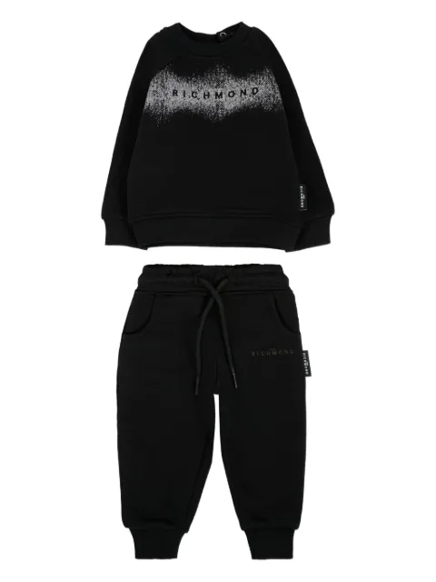 John Richmond Junior sprayed-logo tracksuit