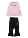 John Richmond Junior logo-detail tracksuit set - Pink