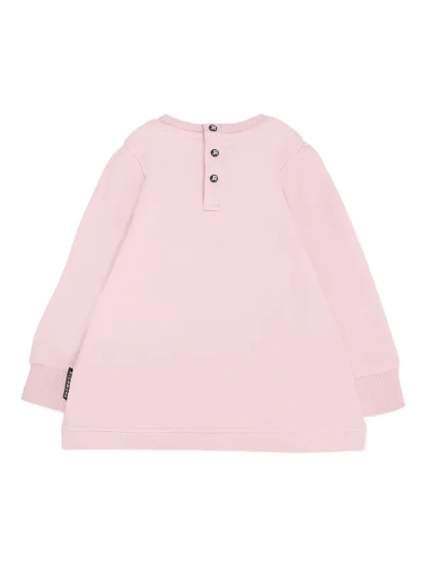 John Richmond Junior long-sleeve Logo Dress | Pink | FARFETCH BH