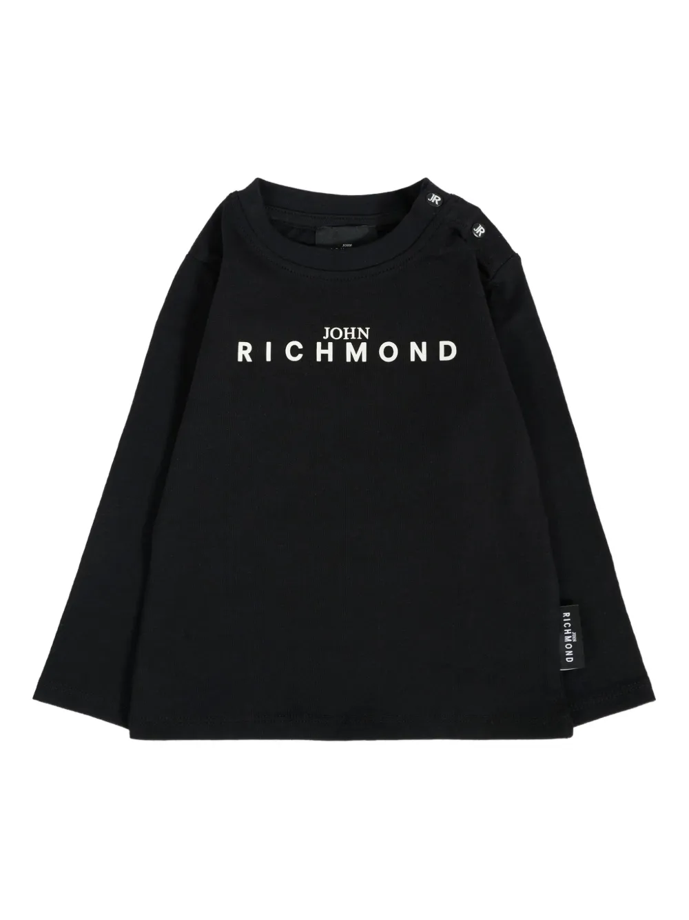 John Richmond Junior logo-print T-shirt Zwart